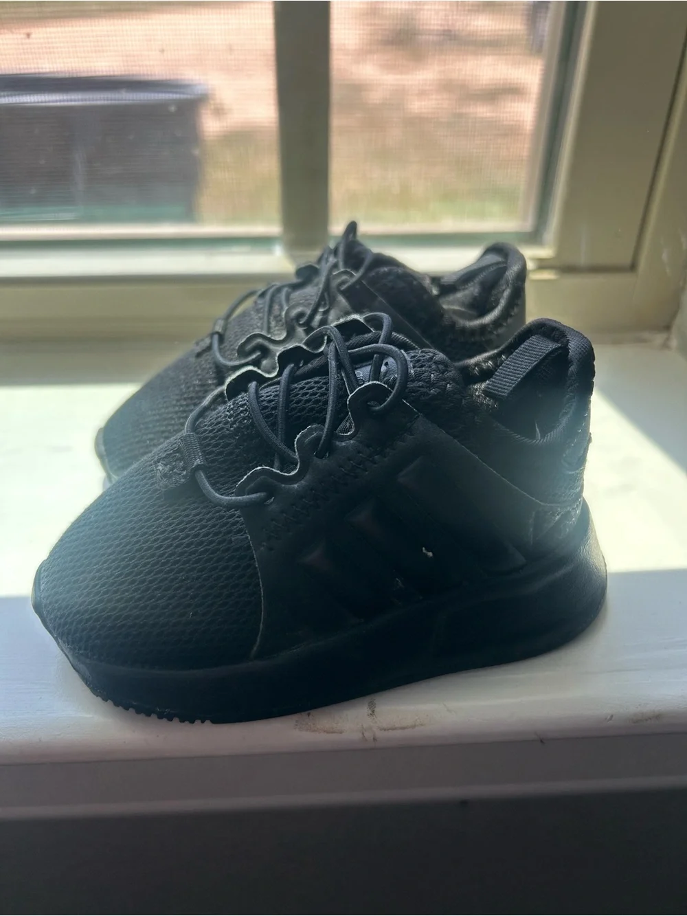 adidas Kids Black Athletic Sneakers